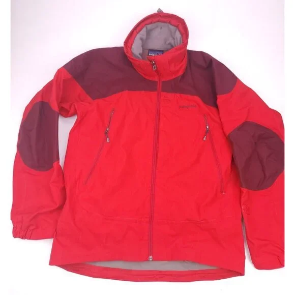 Patagonia CSS Jacket Ski Snowboard Jacket Men’s S Red Full Zip Softshell - Picture 1 of 11